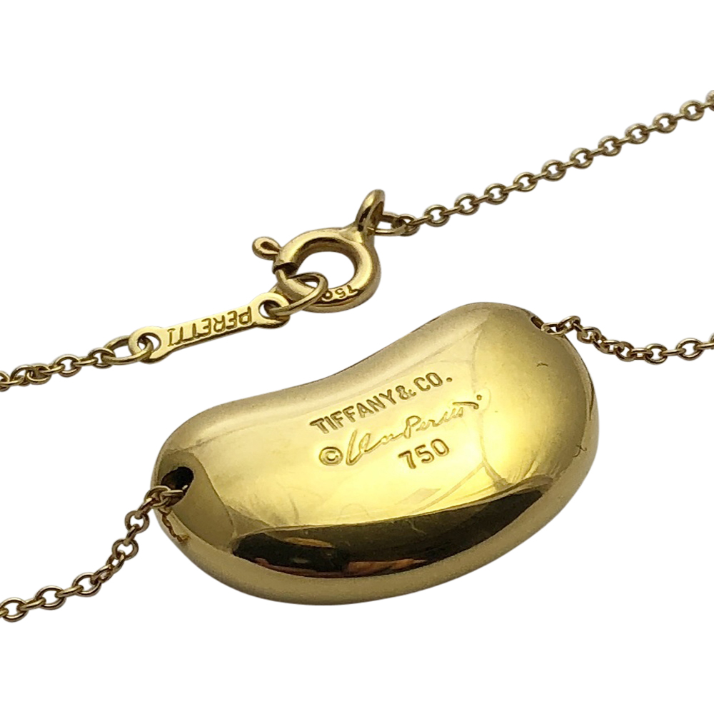 gold bean pendant
